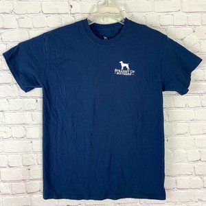 Straight Up Southern Navy Blue Truck Men's Short Sleeve T-Shirt Size Medium